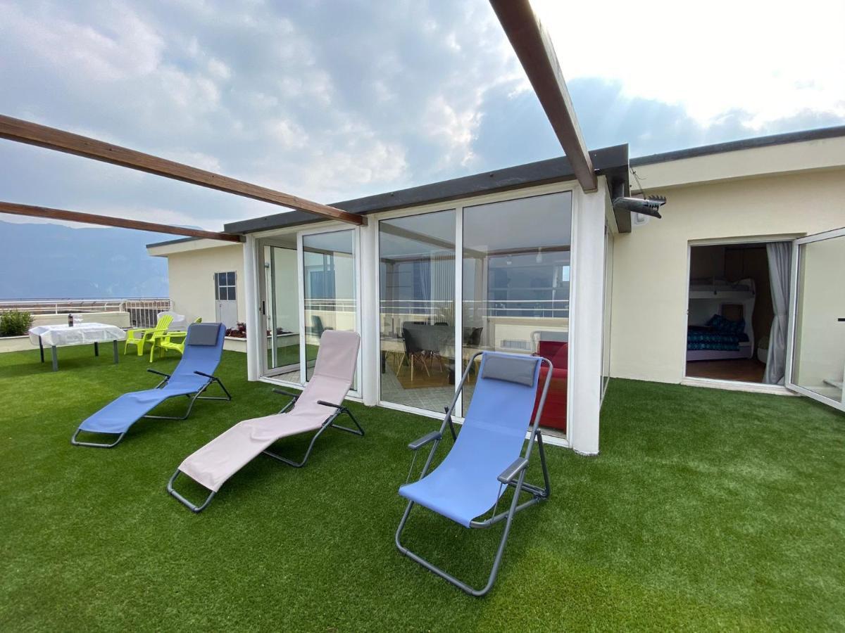Attico With Big Terrace In Residence With Pool Valbrona Exterior photo
